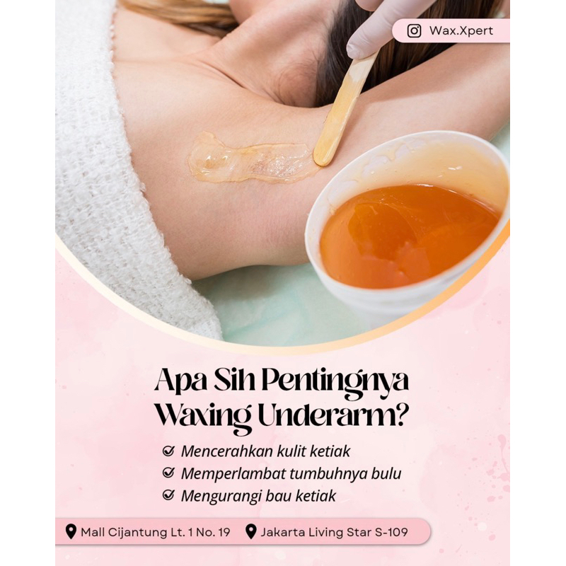 Layanan Waxing Ketiak | Bright Underarms Waxing Treatment