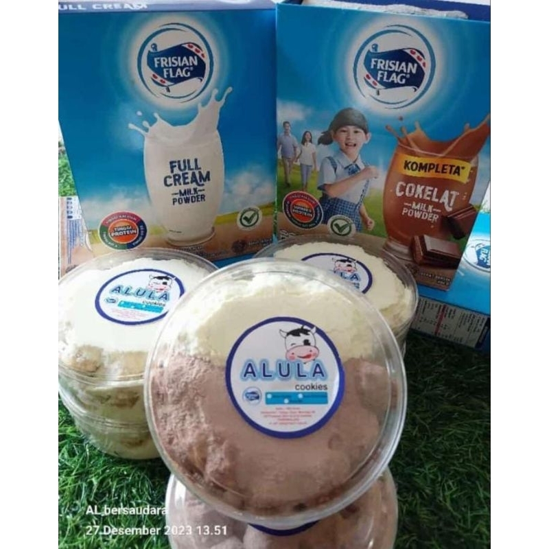 

pink Kue susu dancow alula cookies
