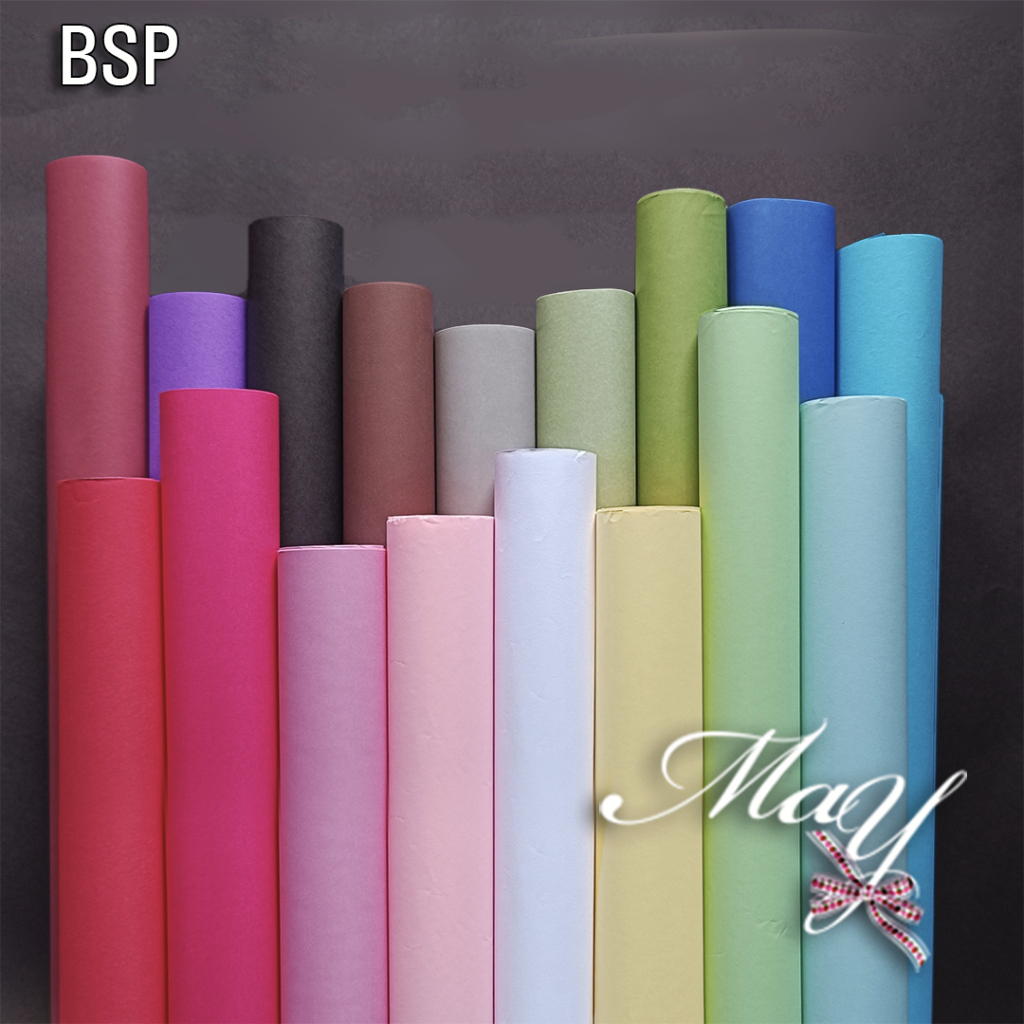

1 lbr Kertas Kado Polos Basic 1 warna 1 sisi 65 x 49cm 70/100 gsm ( BSP )