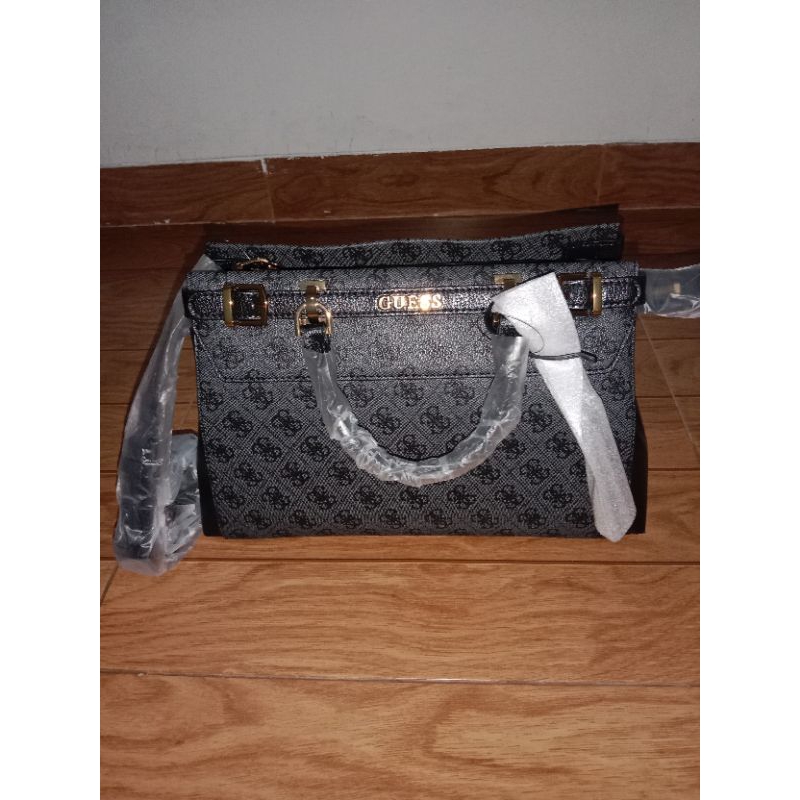 Tas Guess Black Hitam Signature
