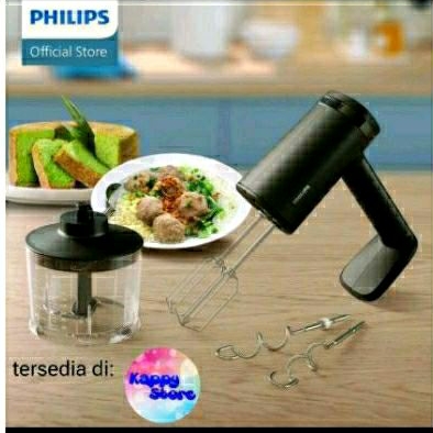 PHILIPS Hand Mixer Hand Chopper Blender 2in1 HR3781/30