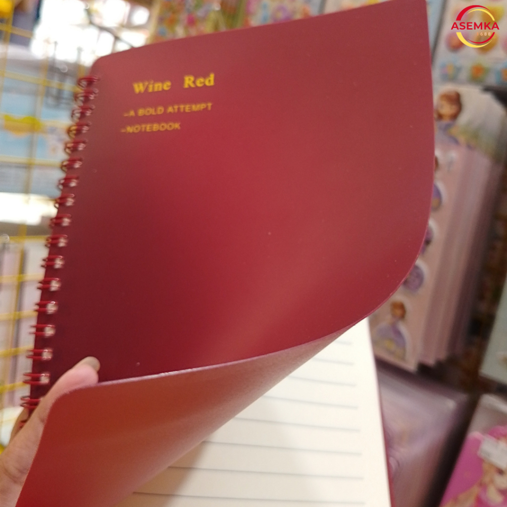 

Notebook Spiral A5 Kualitas Premium / Buku Catatan Ukuran A5 - Notebook Spiral A5 10pcs