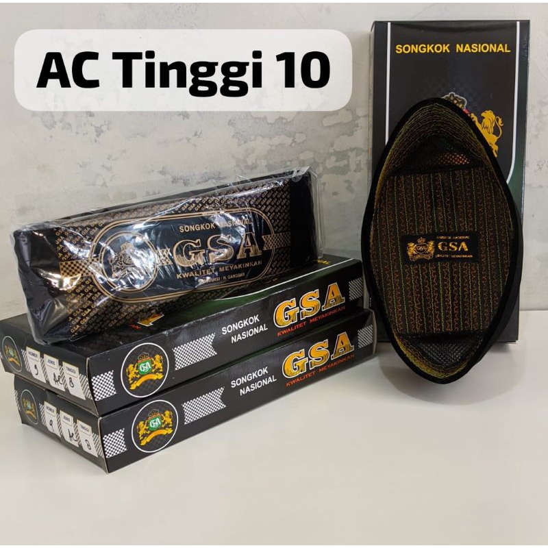 songkok peci kopiah AC Tinggi 10/ songkok GSA/ songkok hitam/ peci hitam