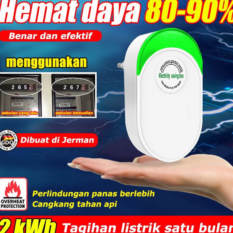 Promo Penghemat Listrik Hemat 9Alat Penghemat Listrik Token Meteran Home Electric Saver Power Factor