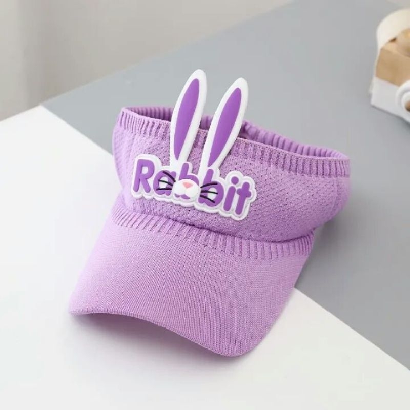 Topi Anak Perempuan Model Rabbit | Topi Sport Olahraga Fashion Perempuan Model Kelinci  | COD | Topi