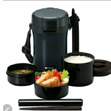 TIGER Lunch Box Food Jar / Termos Tempat Makan 3 Susun Made In Japan