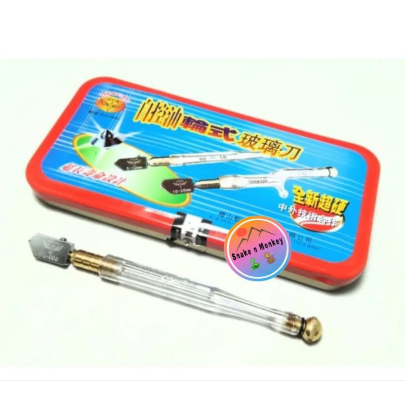 Pemotong Kaca Merk FEILUN Lurus / Glass Cutter / Alat Potong Kaca