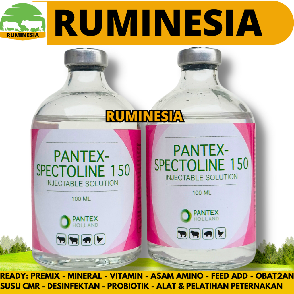 PANTEX SPECTOLIN 100ML - Obat Snot Cekrek Ngorok CRD Complex Ayam Ampuh - Like LS Injection Interspe