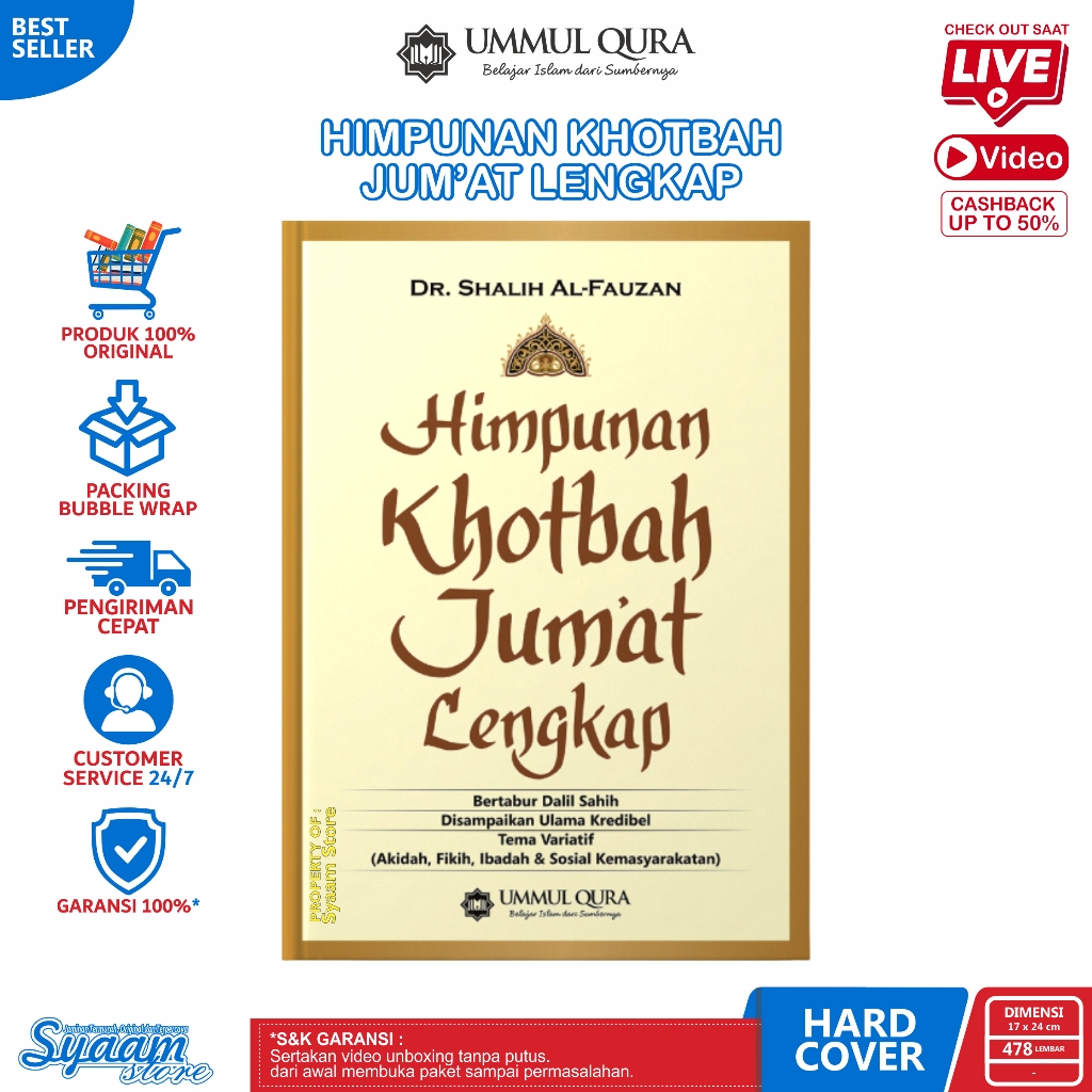 Himpunan Khotbah Jumat Lengkap Karya Dr Shalih Al-Fauzan Kumpulan Khutbah Jumat Komplit Setahun - UQ