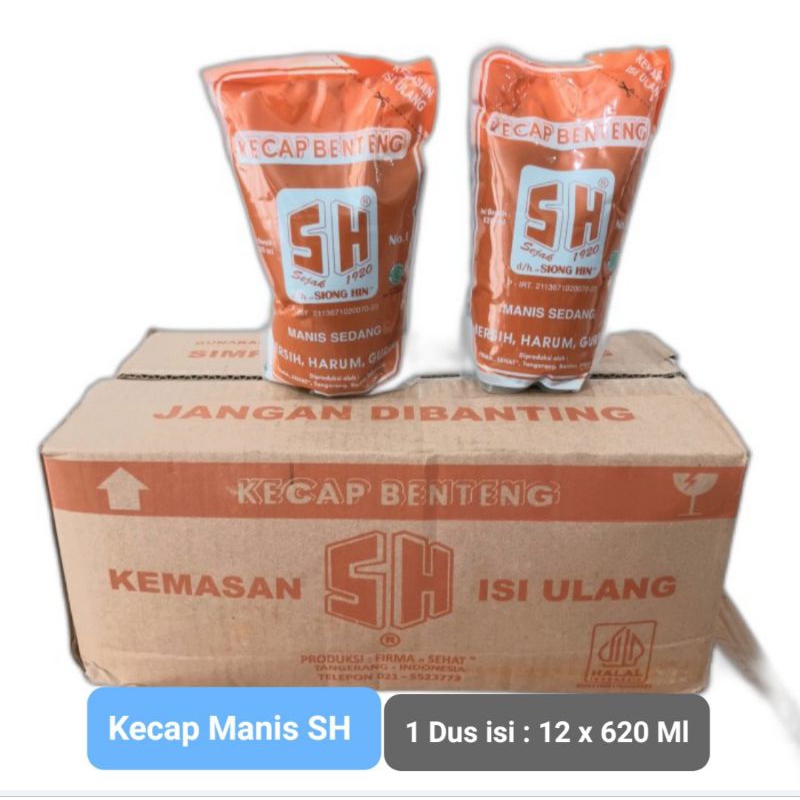 

1 Dus Kecap Benteng SH isi 12 Pack @ 620 Ml