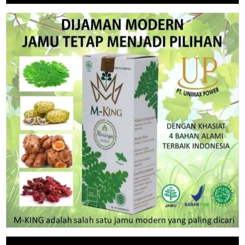 Jamu Tetes Herbal MKING/MoringaKing/100%original