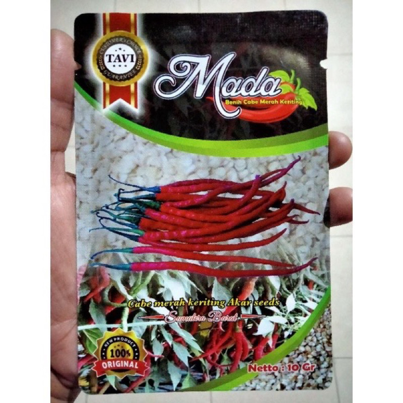 Cabe AKAR 10 Gram - Benih Cabe Merah Keriting AKAR - CMK AKAR - Bibit Cabe AKAR