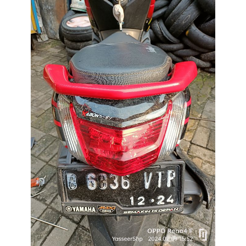 Skining Carbon Forged DuckTail Nmax Old