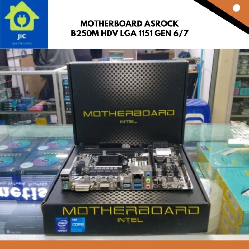 MOTHERBOARD ASROCK B250M HDV LGA 1151 GEN 6/7