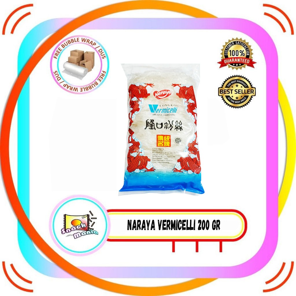 

Naraya Vermicelli Soun 200 gr Long Kow Suun Sohun Jagung Longkou