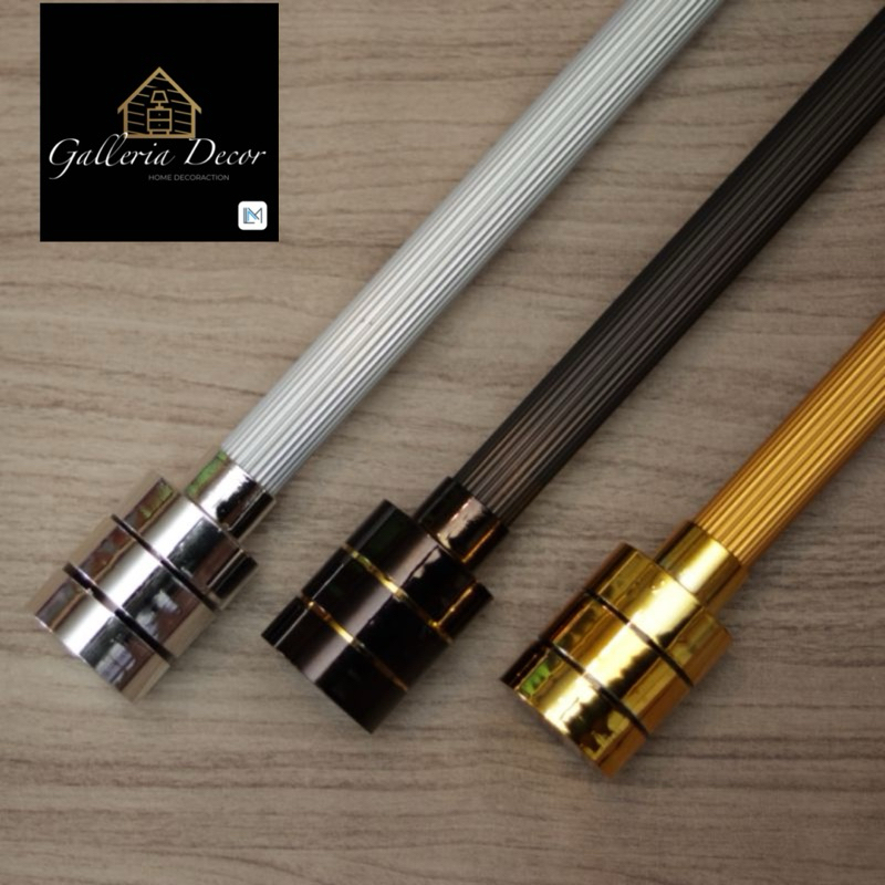 Batang gorden minimalis untuk gorden smokring merk tozan