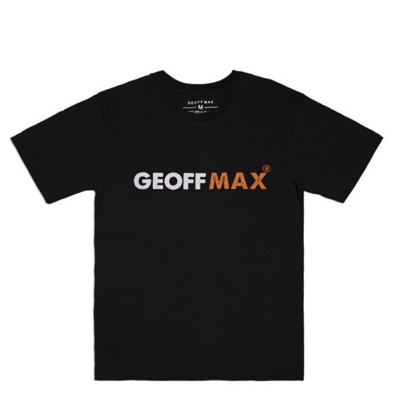 T-Shirt Geoff Max Original - Wigor Black | Kaos | T-Shirt | Lengan Pendek | Unisex