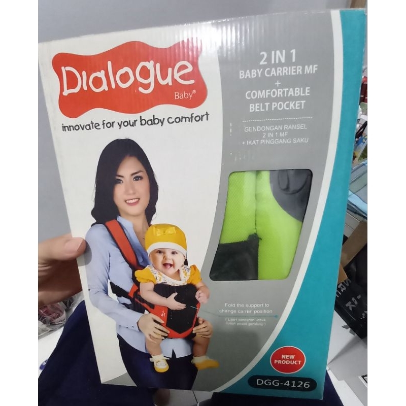 GENDONGAN DEPAN BAYI DIALOGUE BABY DGG 4126