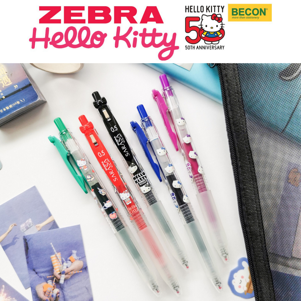 

PULPEN SARASA HELLO KITTY 50TH SERIES LIMITED EDITION