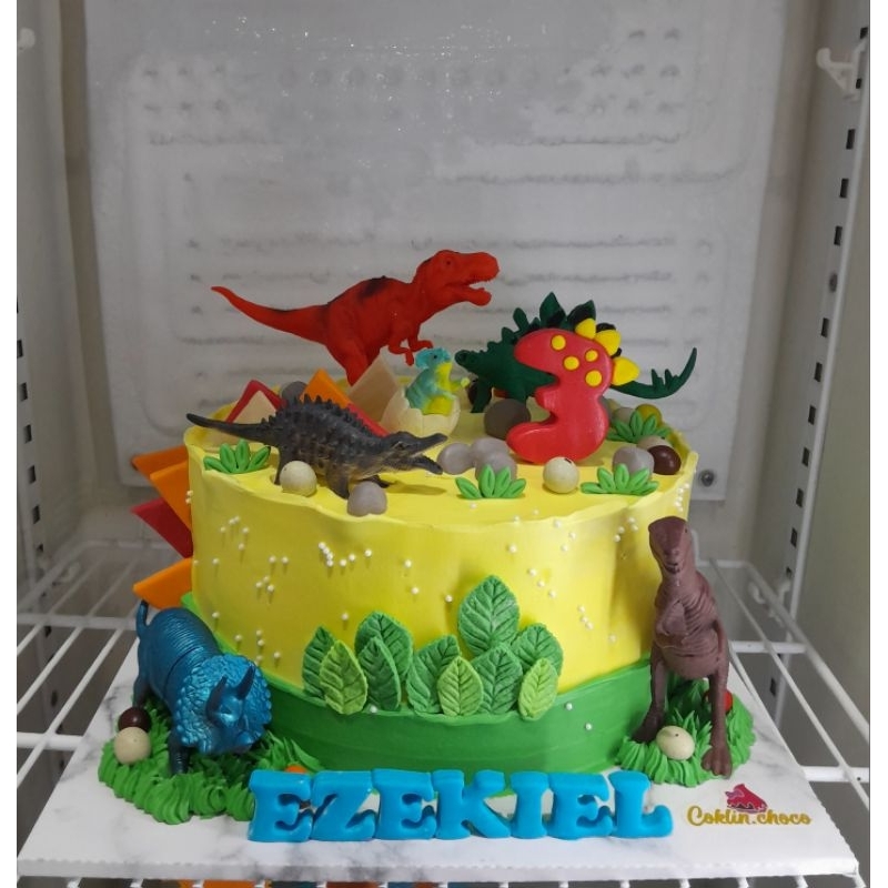 

KUE ULANG TAHUN DINOSAURUS/ CAKE BIRTHDAY DINO / BIRTHDAY CAKE DINOSAURUS/ CUSTOM CAKE JAKARTA MURAH