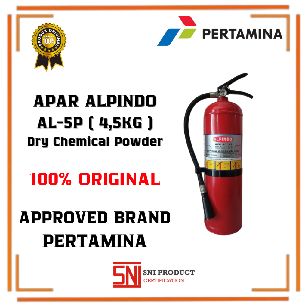 ALPINDO 4.5KG DRY CHEMICAL POWDER AL-5P
