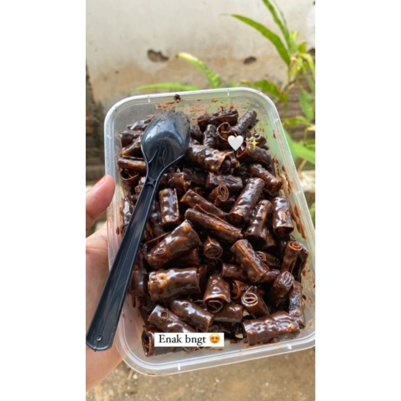 

Stick roll coklat isi keju 500 ML