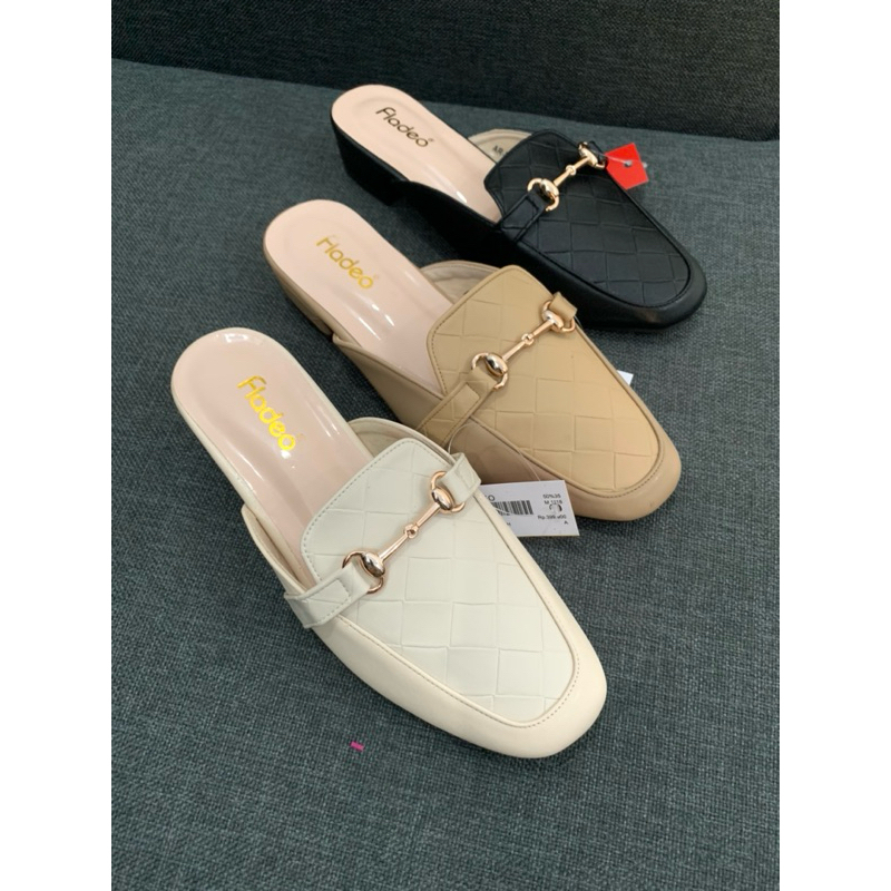 Sandal Fladeo Wanita Mules Heels 3 cm ( BESI )