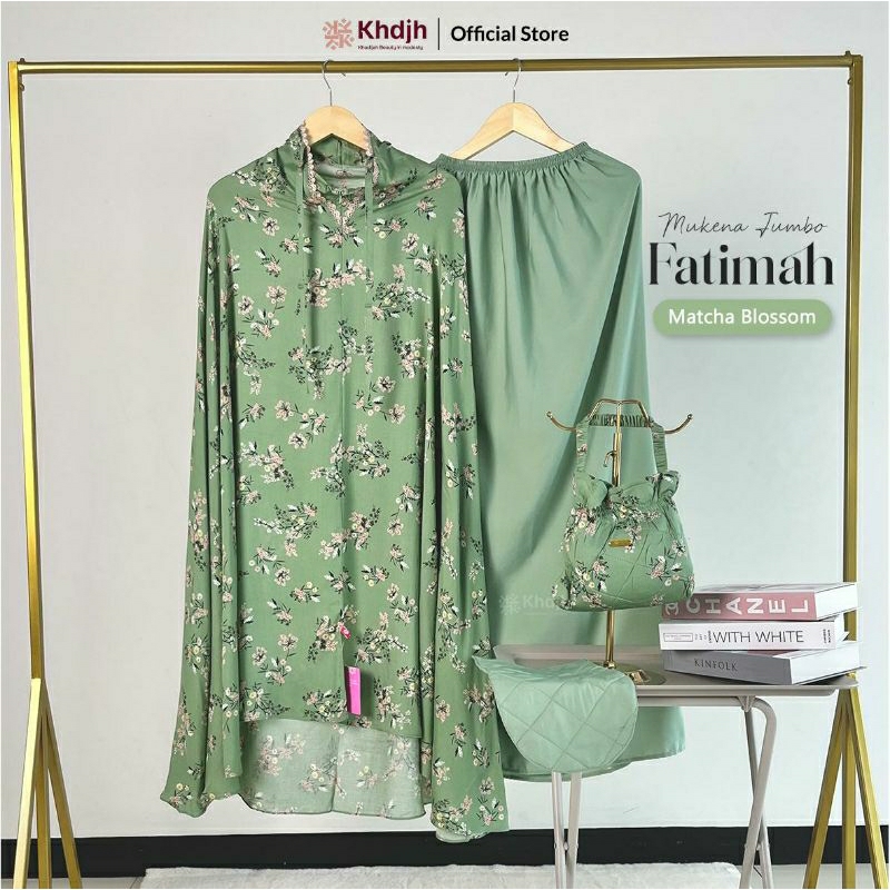Mukena Dewasa Jumbo Fatimah Set Sajadah Terbaru