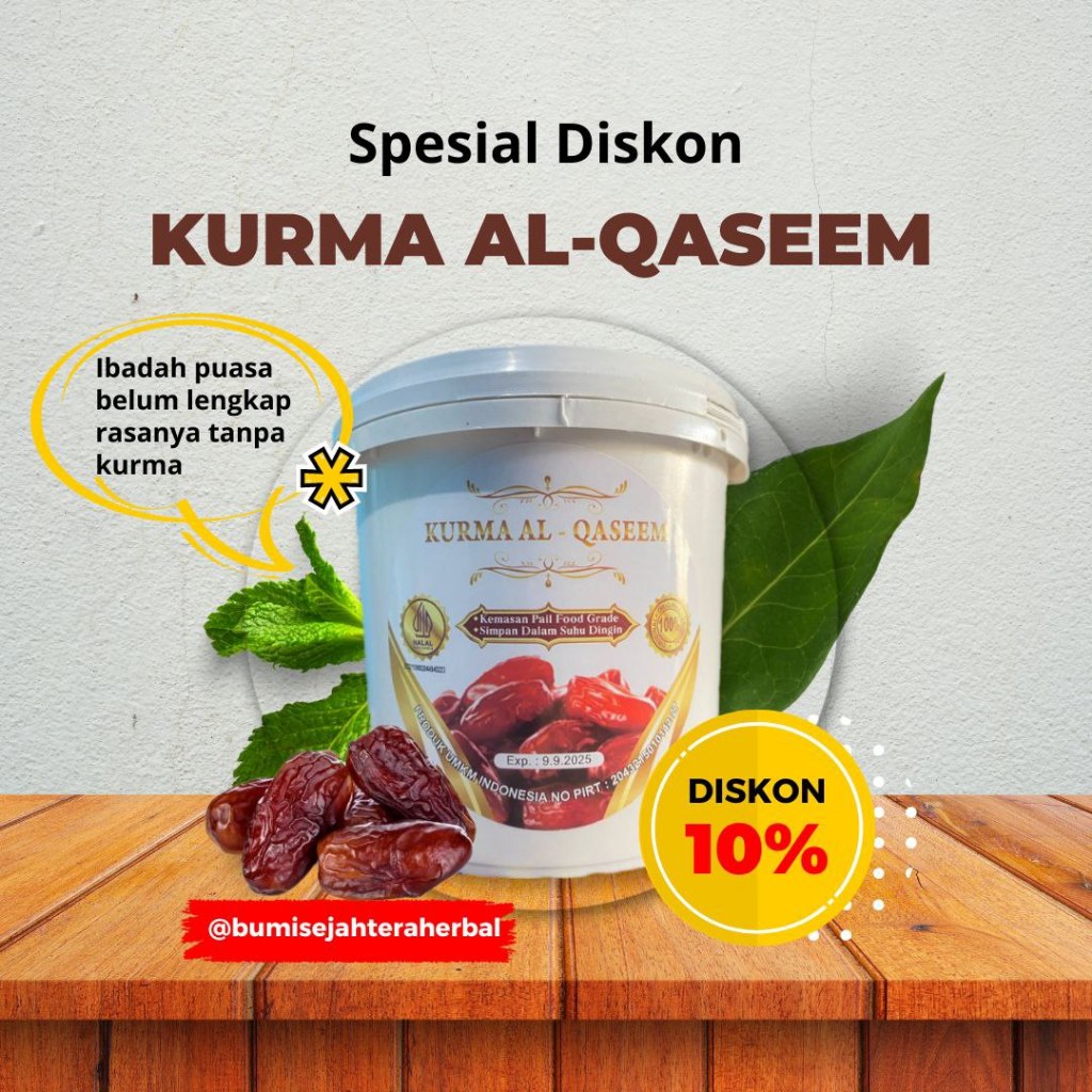 

[BSH] Kurma Ember sukkari Al Qasim - AL Sukari - Al Qaseem 500g berkualitas