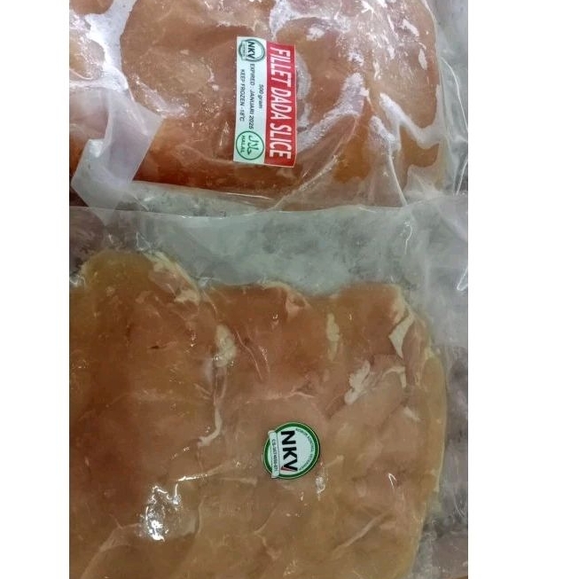 

AFGC Fillet Dada Ayam Slice / Slice Ayam gram Halal NKV