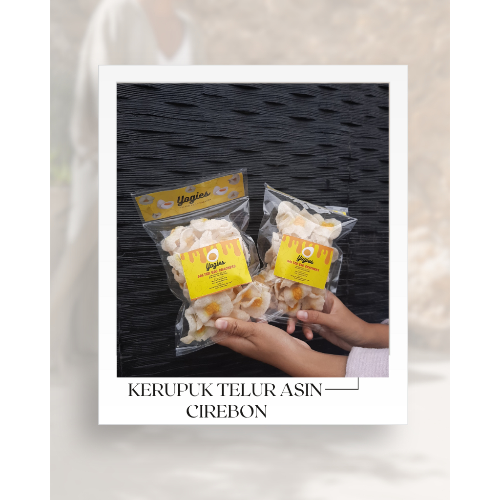 

Kerupuk Telur Asin Matang Cirebon