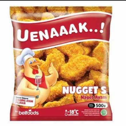 

Nugget Coin & S Ayam Uenaaak Belfoods 500 gr