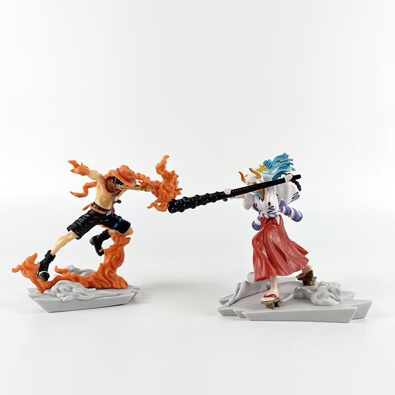 figure yamato & ace battle one piece