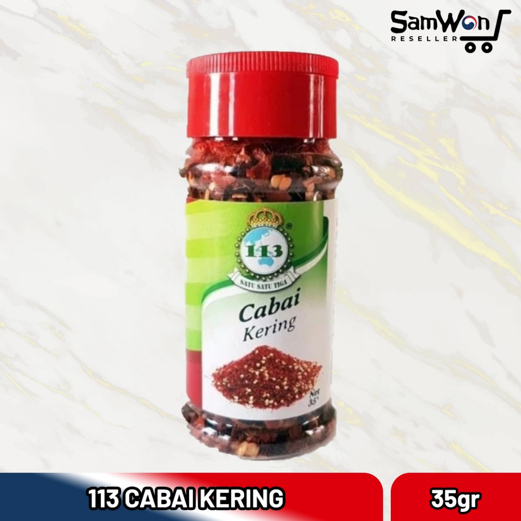 

113 CABAI CABE KERING 35gr - Coarse Dry Chili Bumbu Rempah Siap Pakai