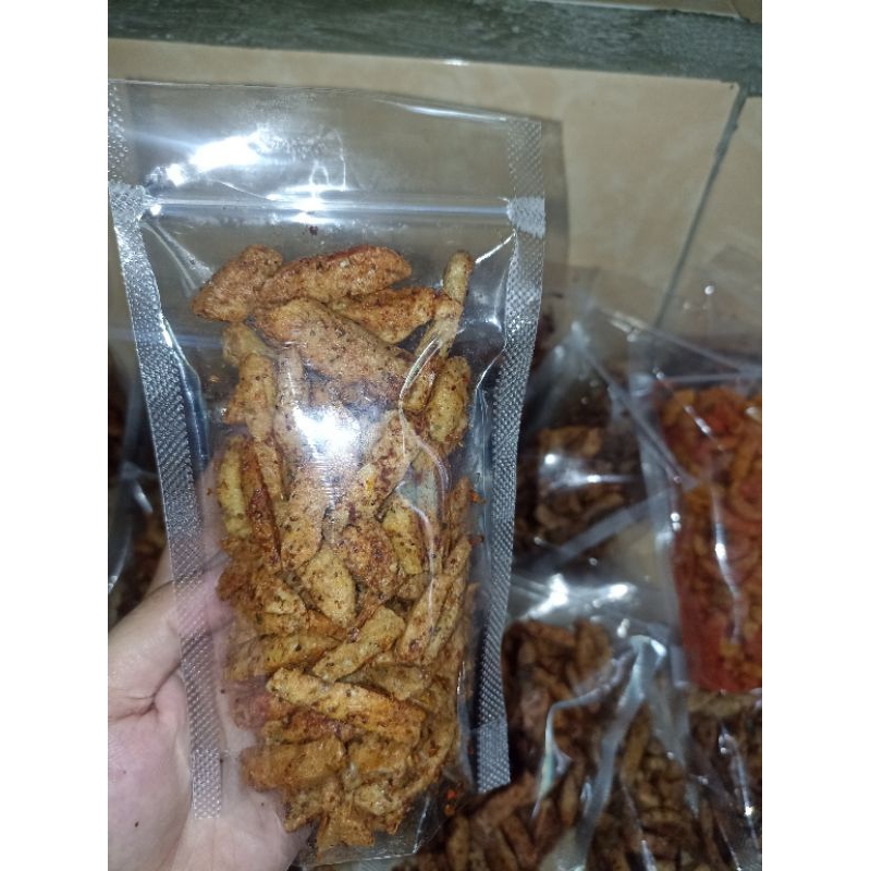 

Basreng pedas daun jeruk