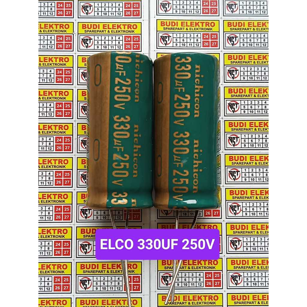 ELCO 330UF 250V CAPASITOR ELCO