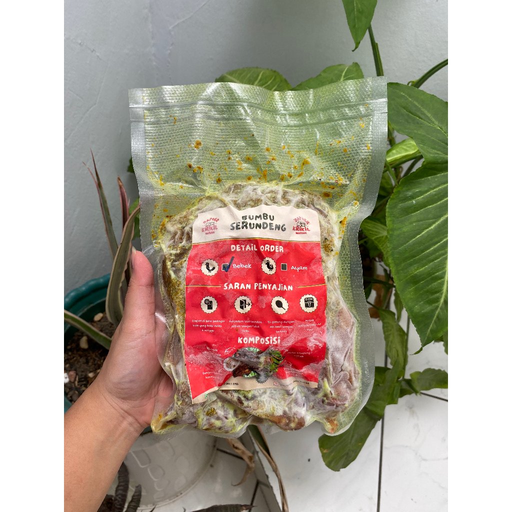 

Bebek Ungkep Bumbu Serundeng Frozen Dapoer Krikil