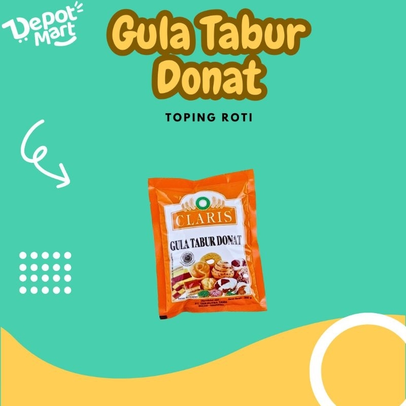 

Claris Gula Tabur Donat 250 Gr Gula Donut Sugar Depot Mart