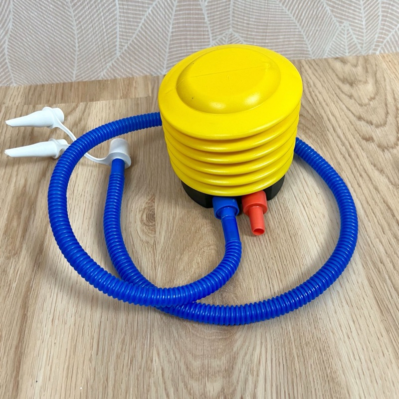 Pompa kasur angin dan kolam / pompa injek kuning / pompa kuning murah / pompa murah / pompa