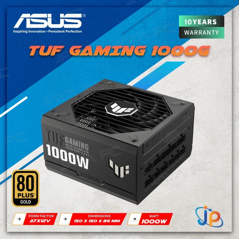 ASUS TUF Gaming 1000W ATX 3.1 PCIE5 PSU - Power Supply 1000 Watt 80+ Gold