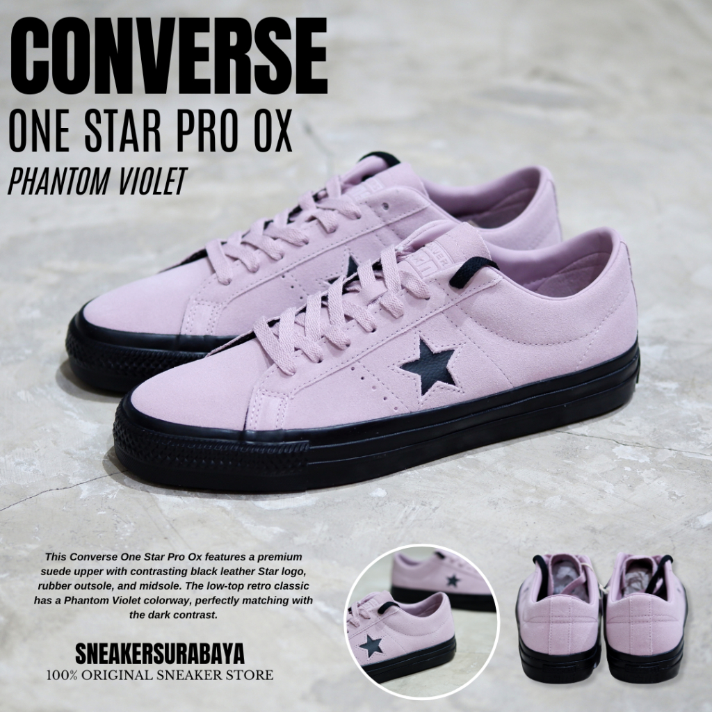 CONVERSE ONE STAR PRO OX PHANTOM VIOLET