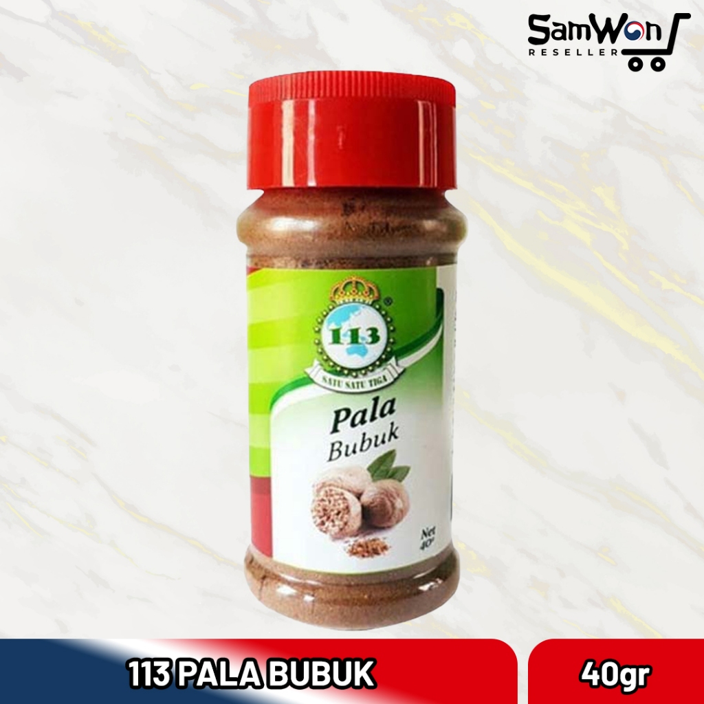 

113 PALA BUBUK 40gr - Nutmeg Powder Bumbu Rempah Siap Pakai