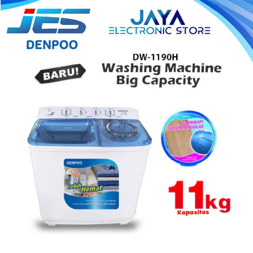Denpoo Mesin Cuci 2 Tabung DW 1190H
