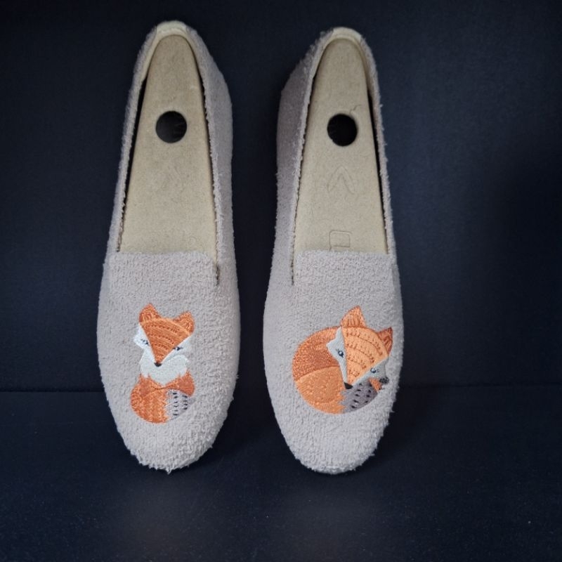 Loafer Vivaia round toe knit motif fox size 37.5
