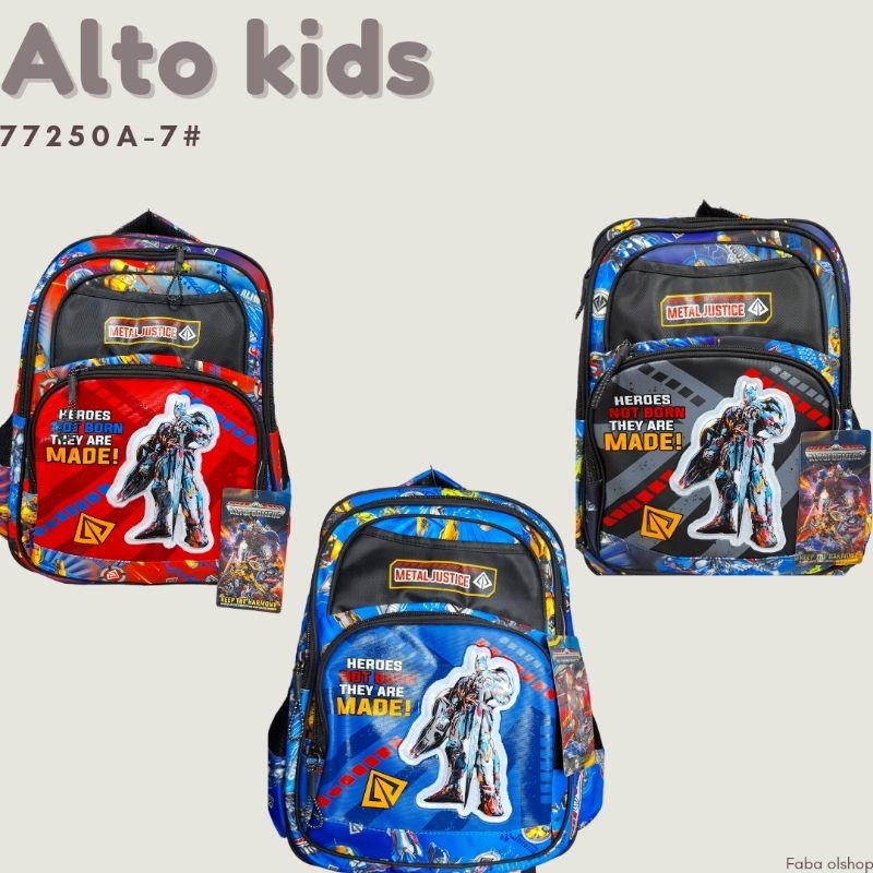 Tas Ransel Sekolah Anak Cowok Alto Sablon