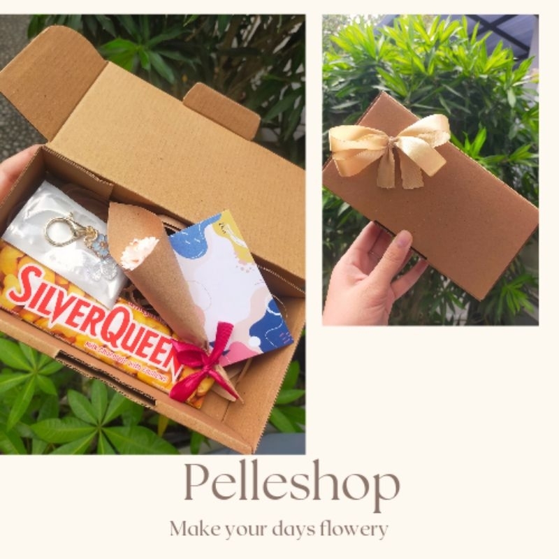 

BOX HEMPERS COKLAT DAN BUKET BUNGA / HAMPERS/ GIFT BOX MURAH / KADO HADIAH