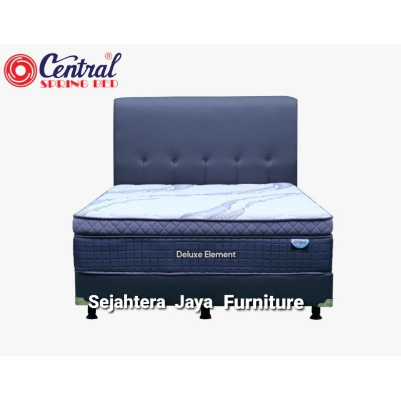 (JAWA TIMUR) Springbed Central Deluxe Element Pillow Top - KASUR SAJA