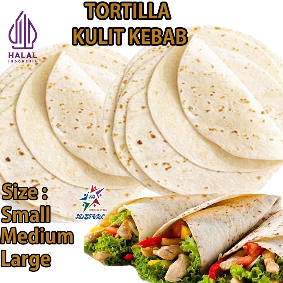 

PROMO SALE Kulit Kebab Tortilla Small Medium Large Mini Halal