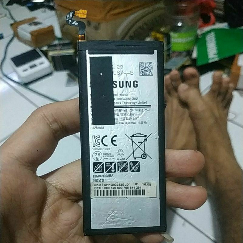 BATERAI BEKAS SAMSUNG GALAXY S7 /S7 flat BG930ABA