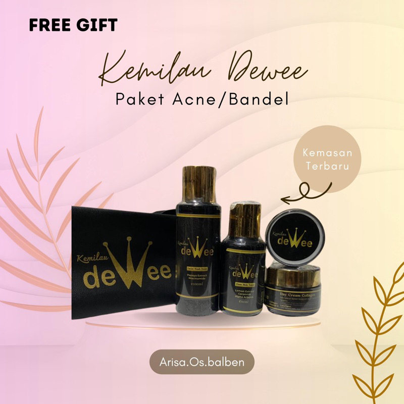 Paket Bandel Bakuciol Acne/flek/susah putih Kemilau Dewee Skincare